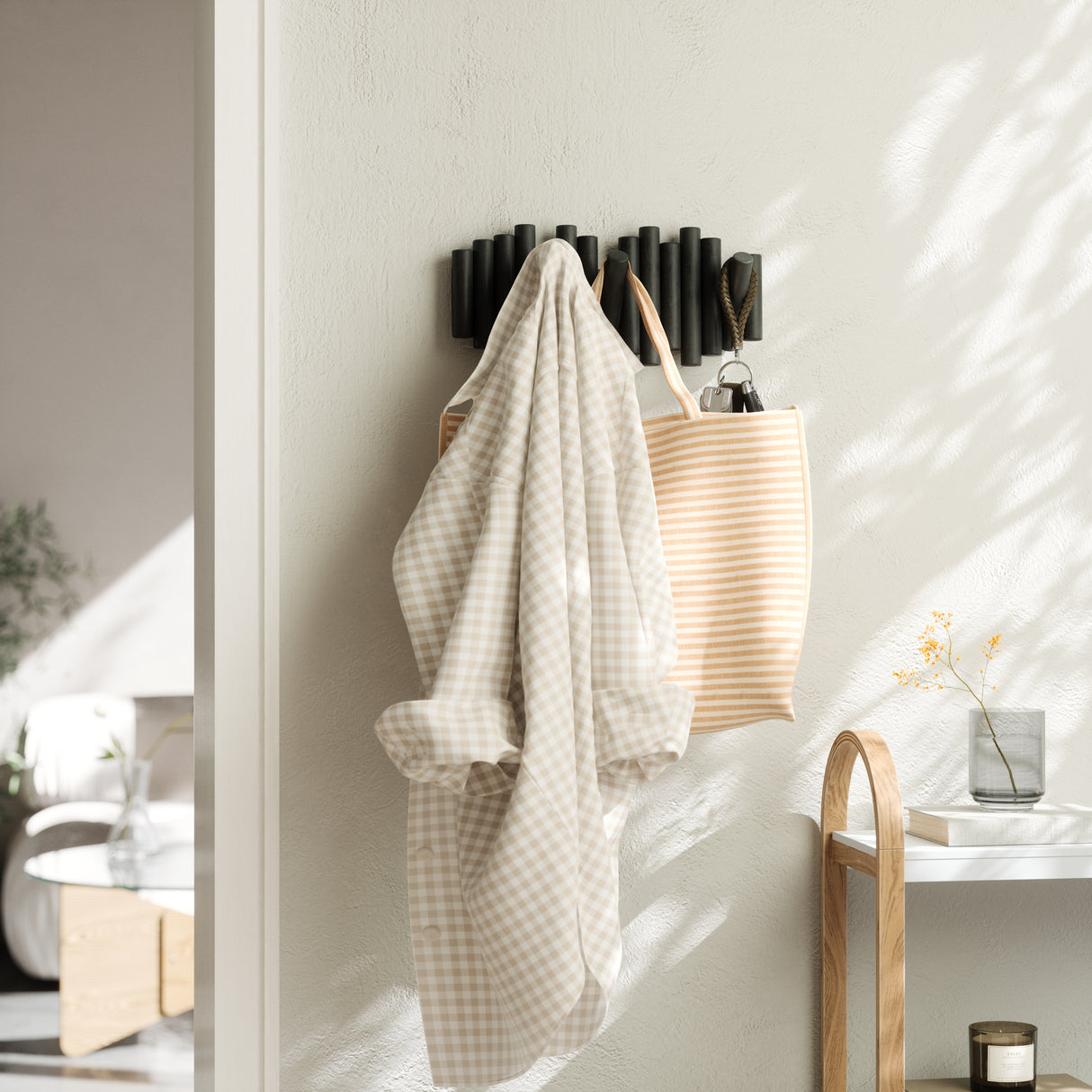 Picket Wall Hook Bundle - Black