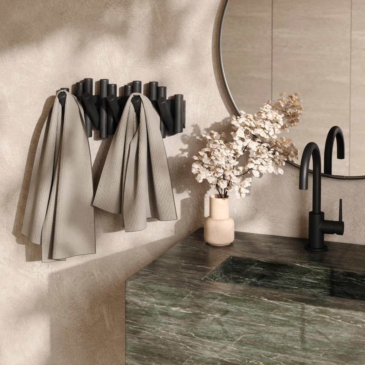 Picket Wall Hook Bundle - Black