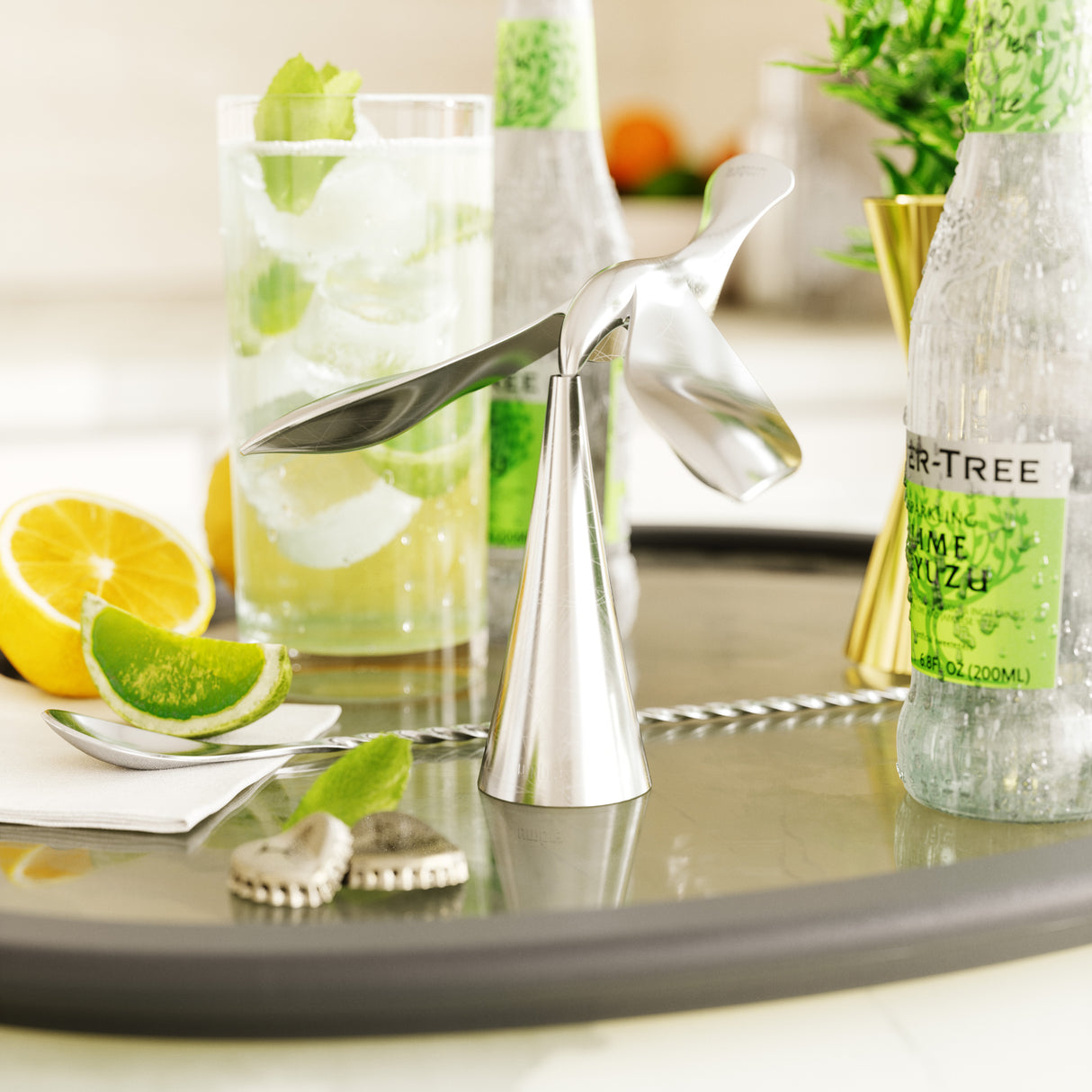 Tipsy Bottle Opener - Chrome