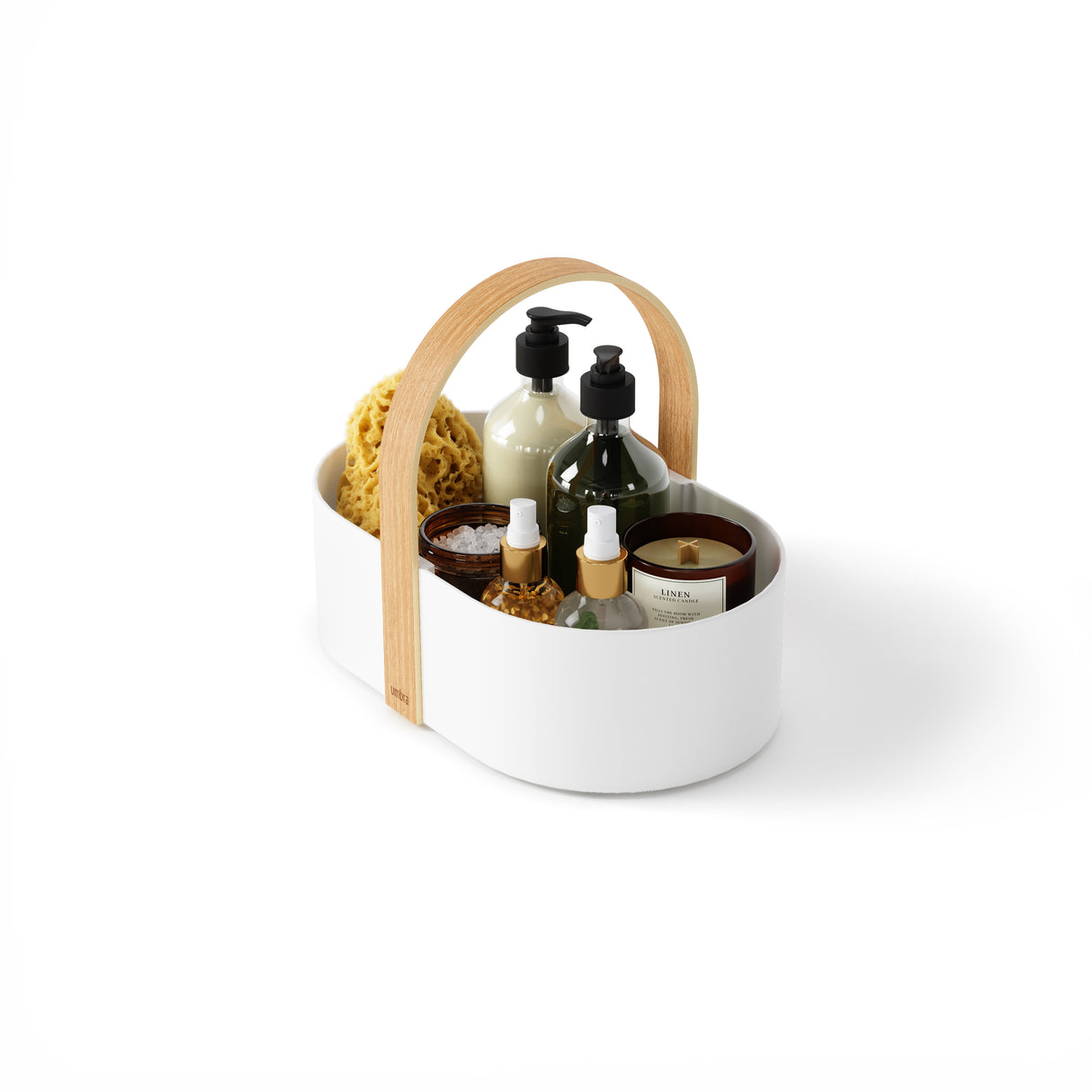 Bellwood Caddy + Organiser Bundle - White/Natural