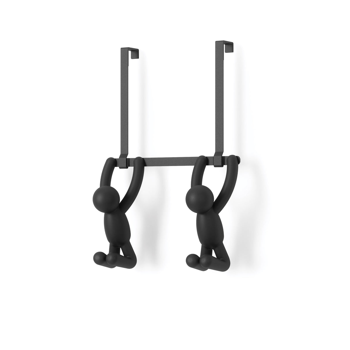 Buddy Over-The-Door Double Hook - Black
