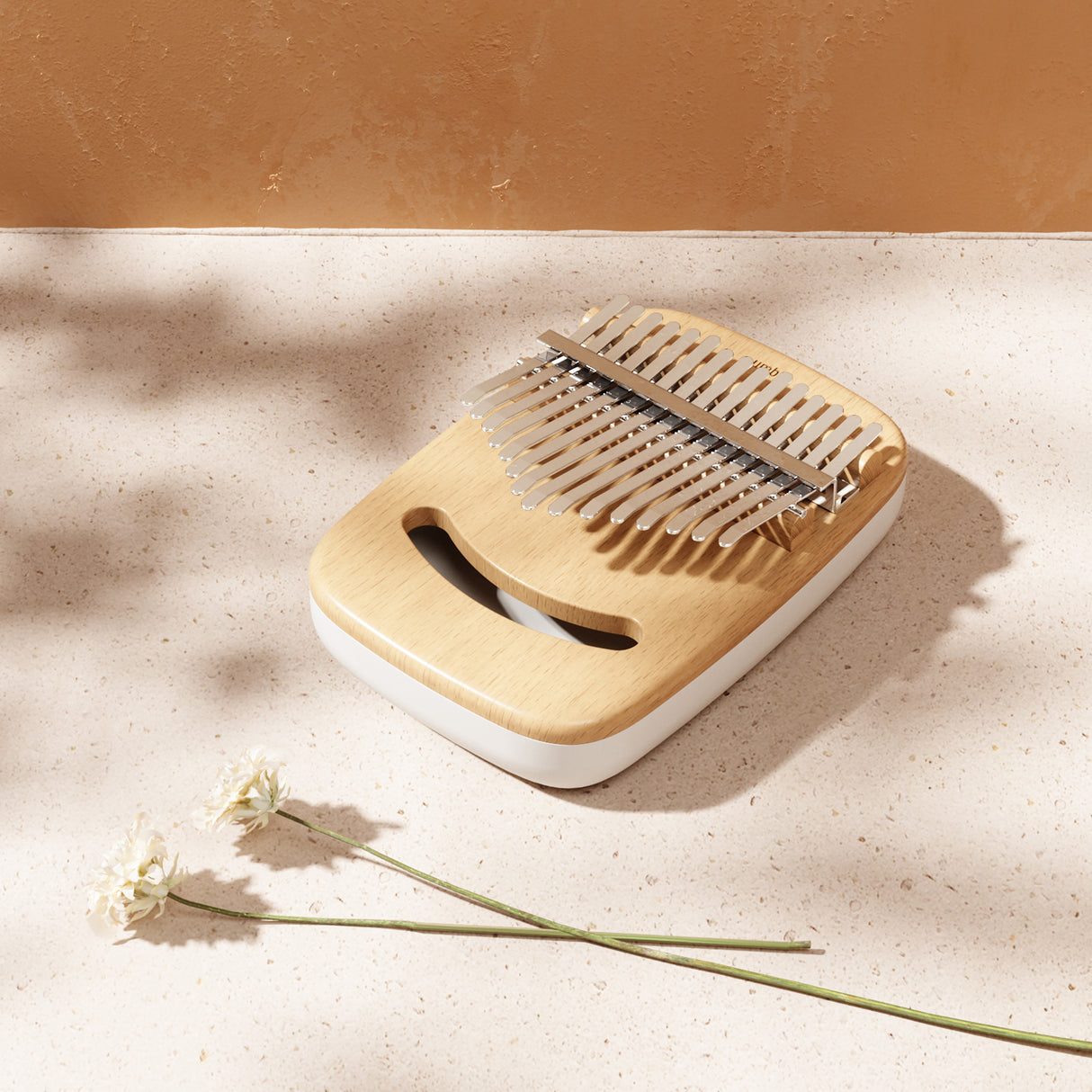 Strumba Kalimba - White/Natural