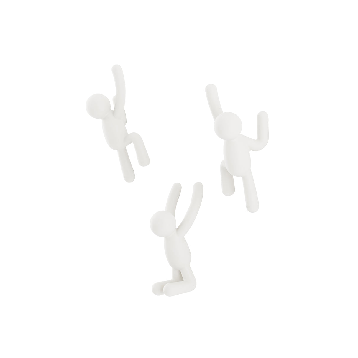 Buddy Wall Hooks Set of 3 - White