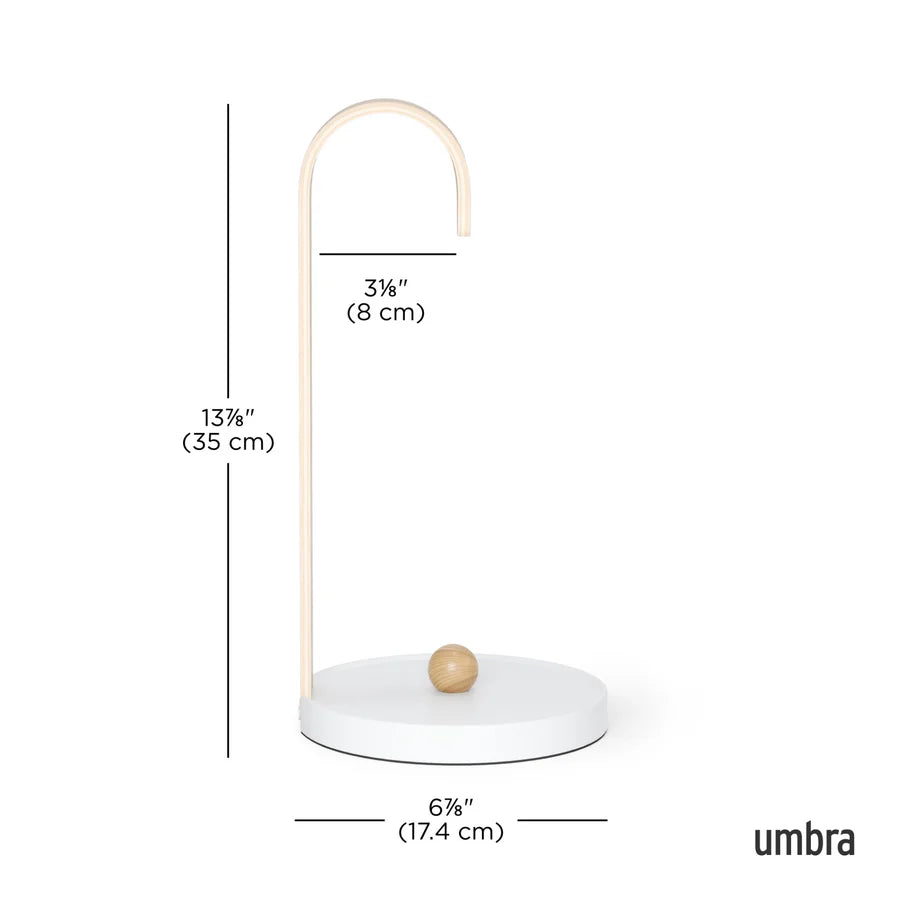 Bellwood Paper Towel Holder - White/Natural