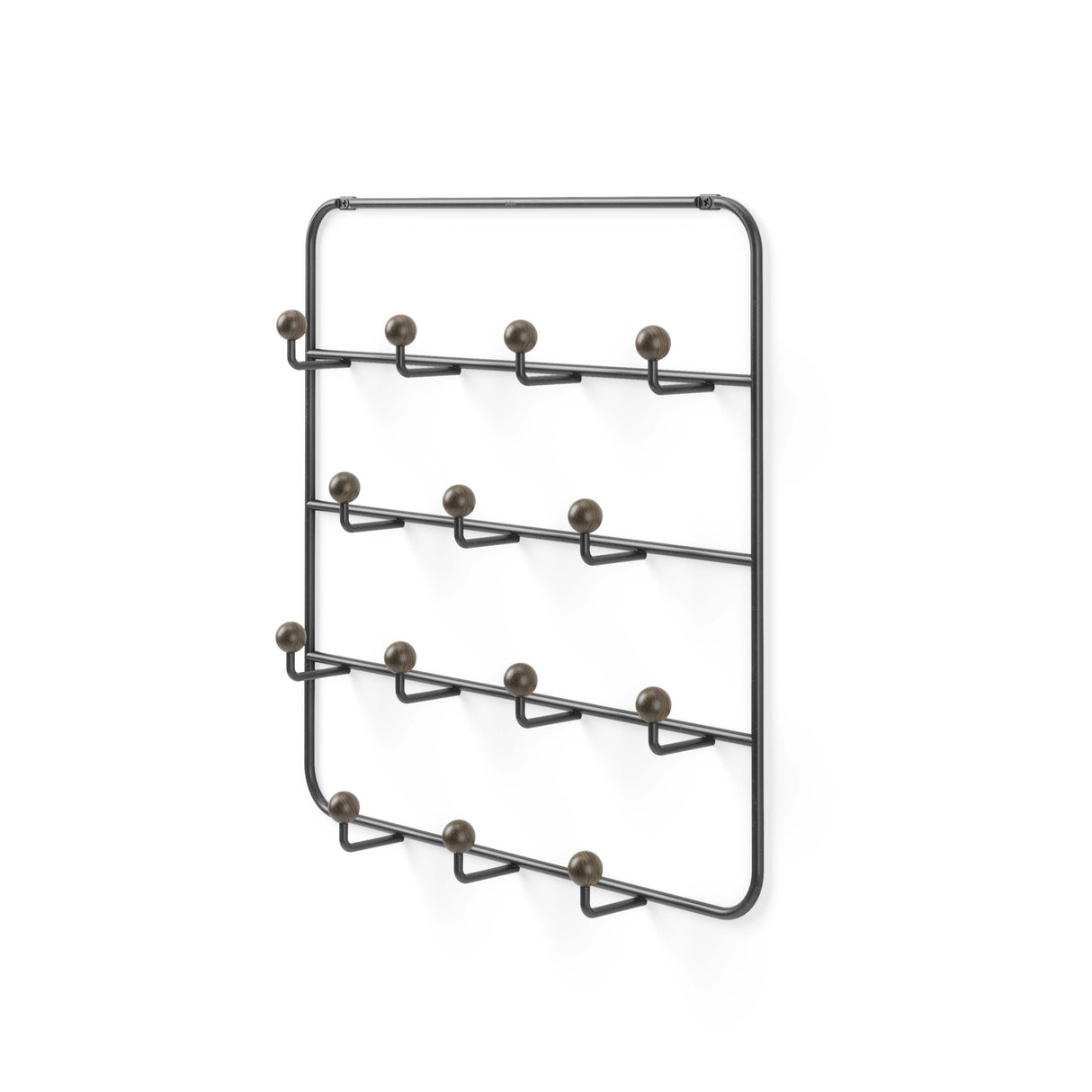 Estique Over-The-Door Multi Organiser - Black/Walnut