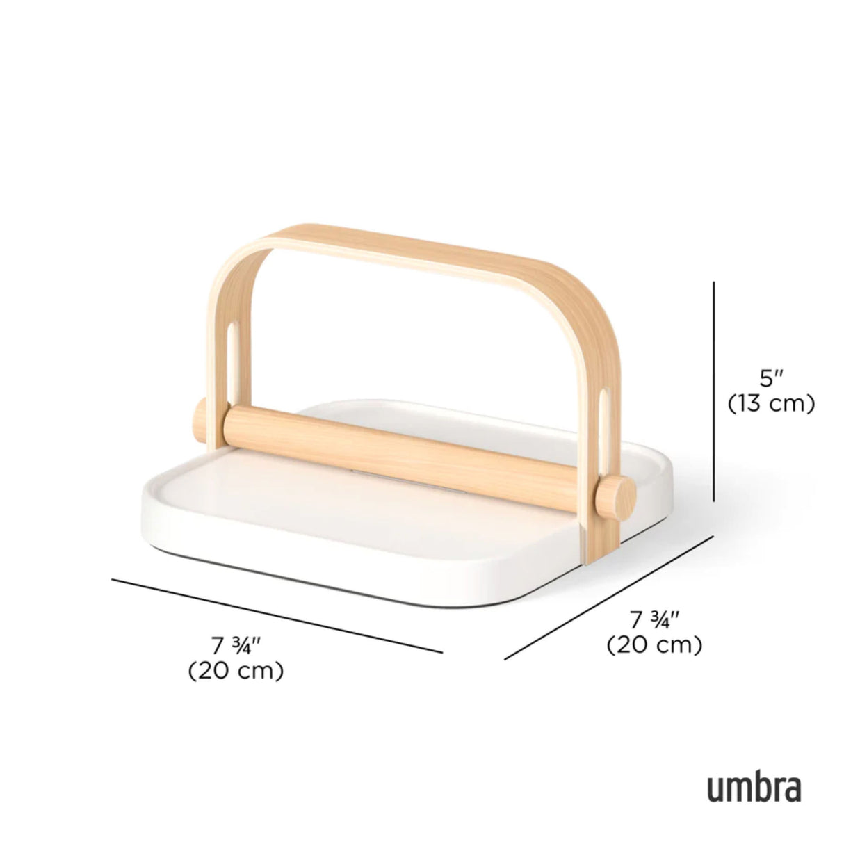 Bellwood Napkin Holder - White/Natural