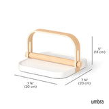 Bellwood Napkin Holder - White/Natural