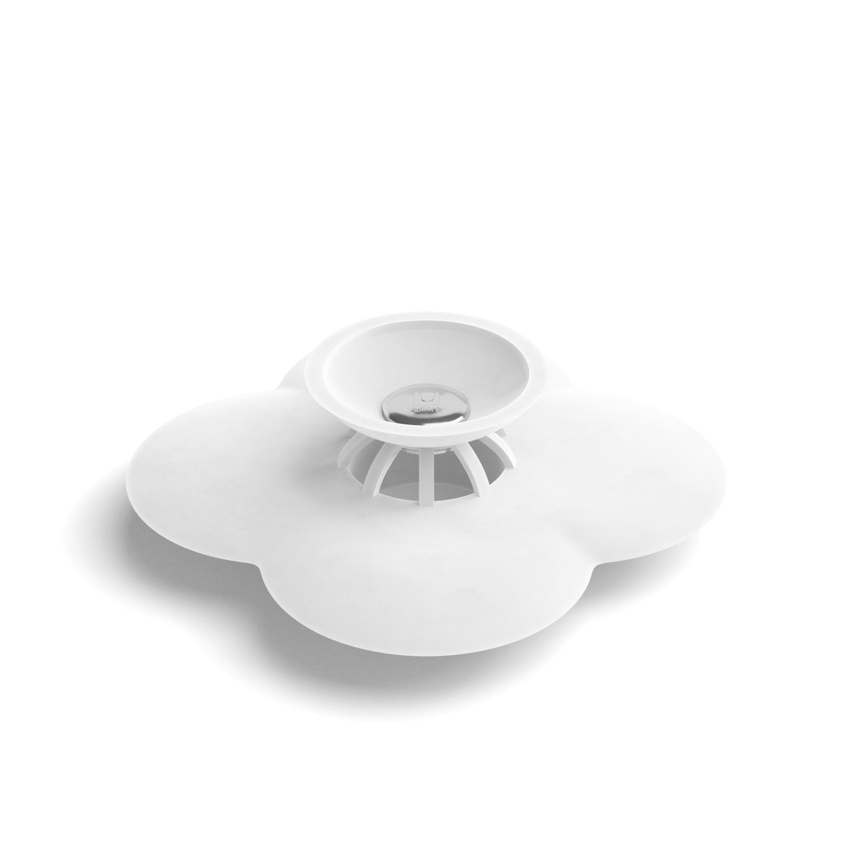 Bloom Drain Stop/Hair Catcher - White