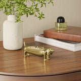 Dachsie Ring Holder - Brass