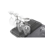 UDry Dish Rack with Dry Mat - Charcoal