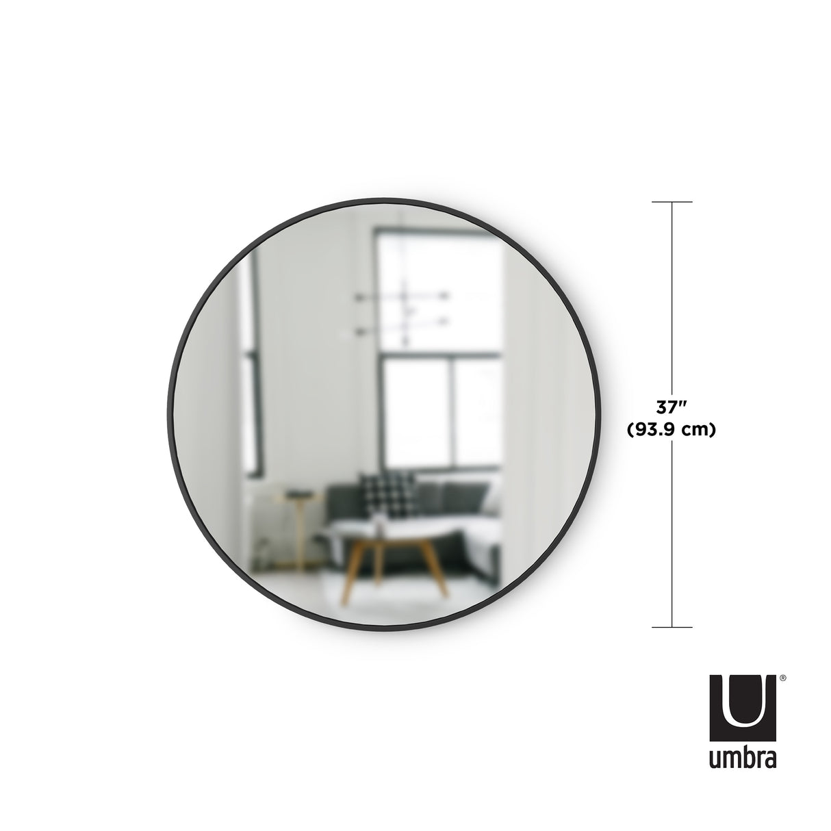 Hub Mirror - 91cm - Black