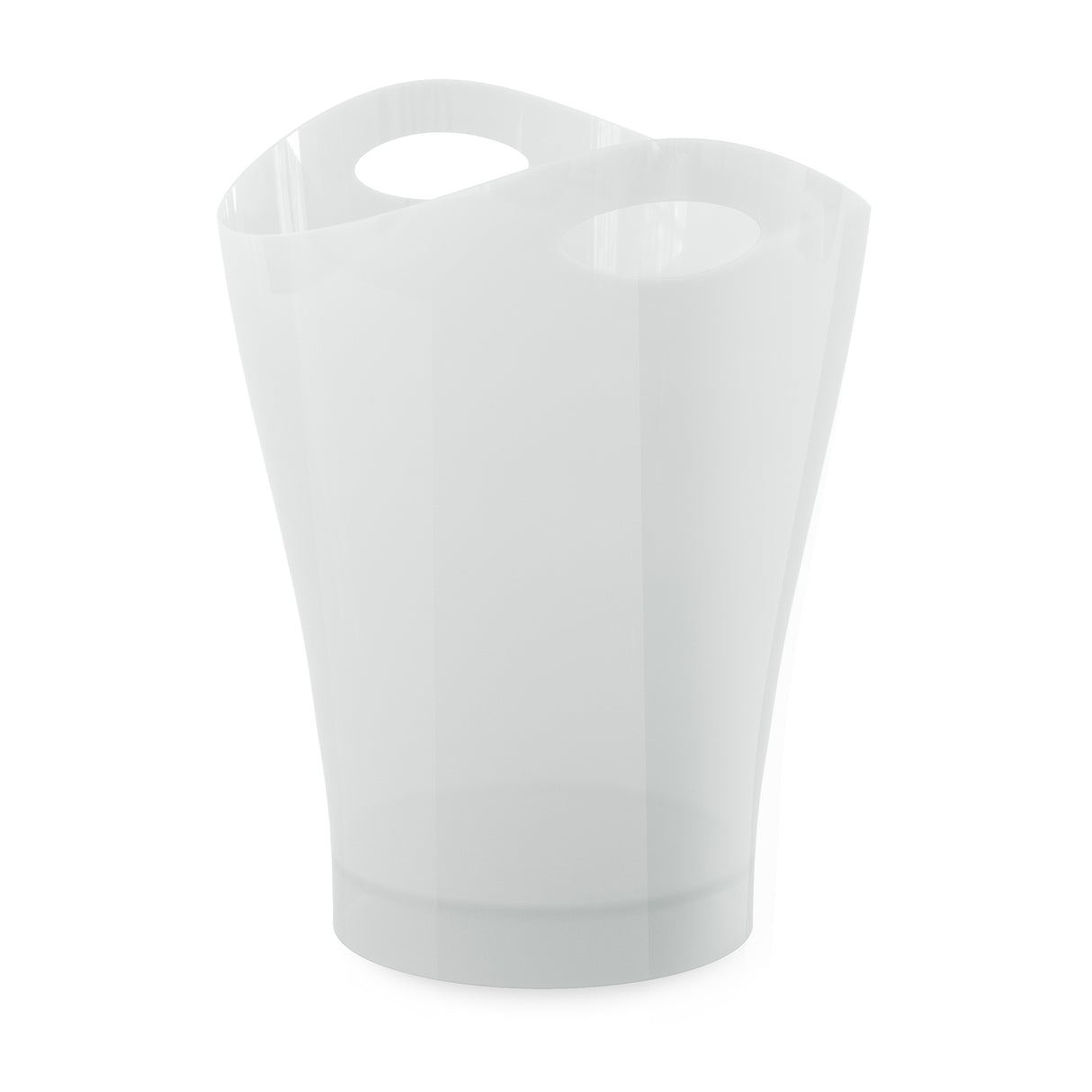 Garbino Rubbish Bin - Metallic White