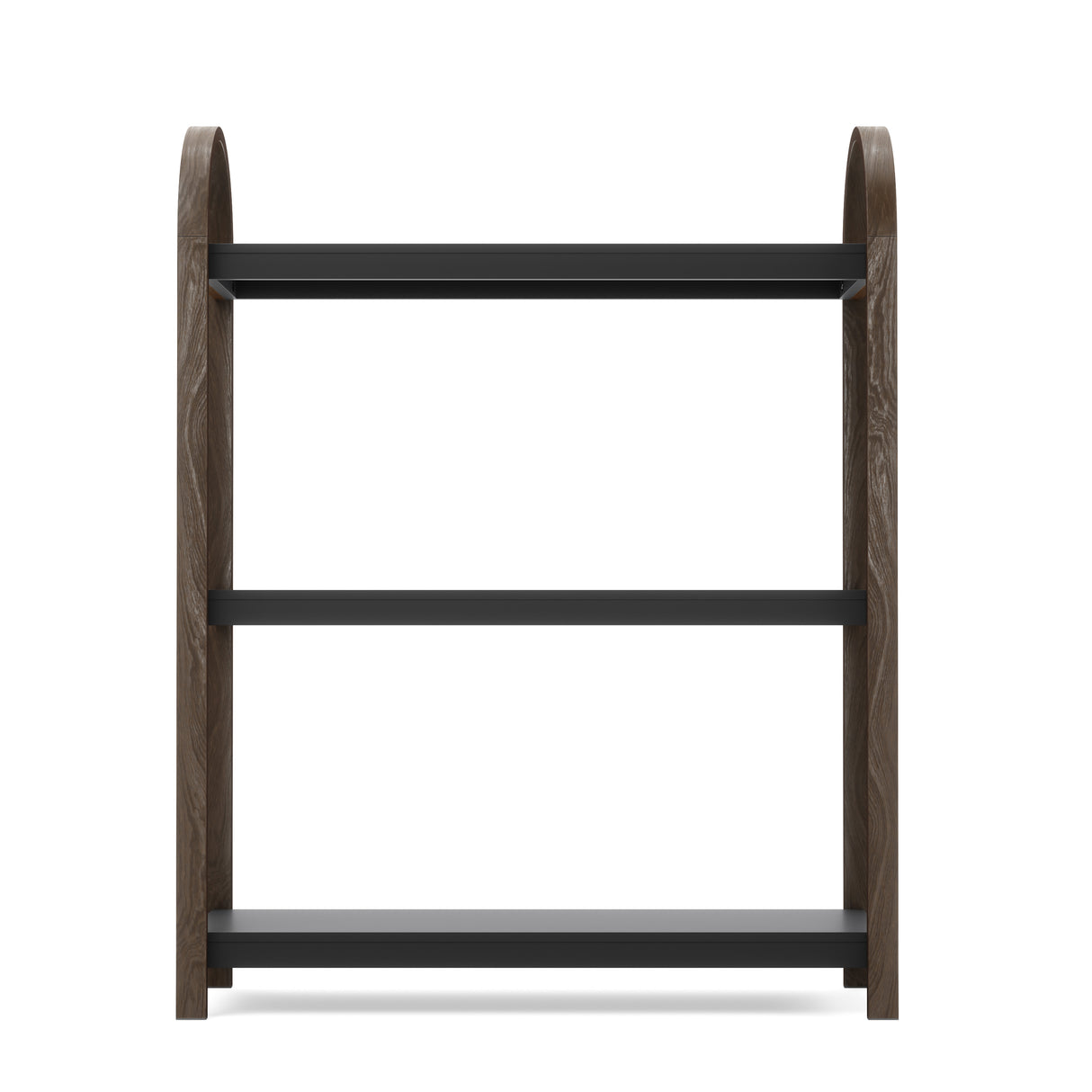 Bellwood Freestanding Shelf 3 Tier - Black/Walnut