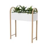 Bellwood Planter - White/Natural