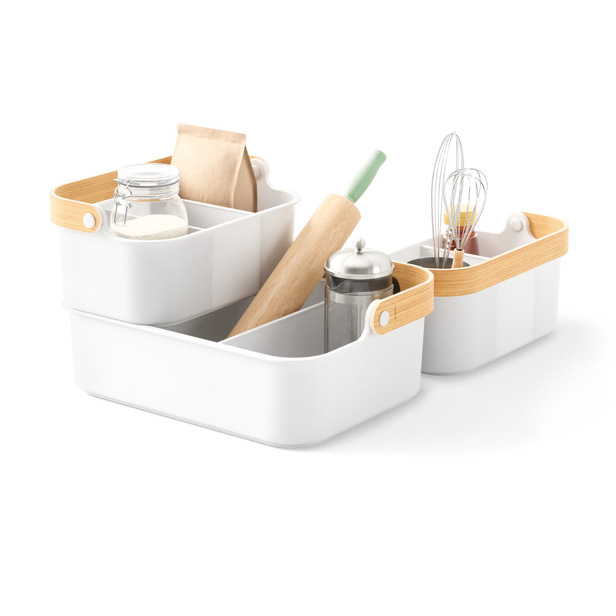 Bellwood Storage Bin - Medium - White/Natural