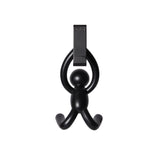 Buddy Over-The-Door Single Hook - Set of 2 - Black