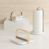 Bellwood Napkin Holder - White/Natural