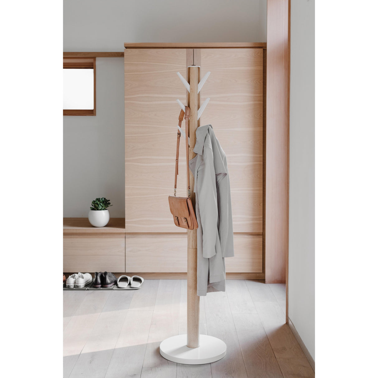 Flapper Coat Rack - White