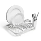 Sinkin Dish Rack - White/Nickel