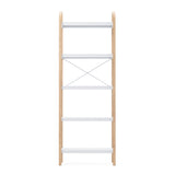 Bellwood Freestanding Shelf 5 Tier - White/Natural