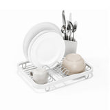 Sinkin Dish Rack - White/Nickel