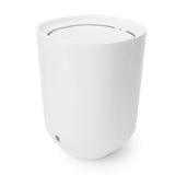 Step Bin with Lid - White