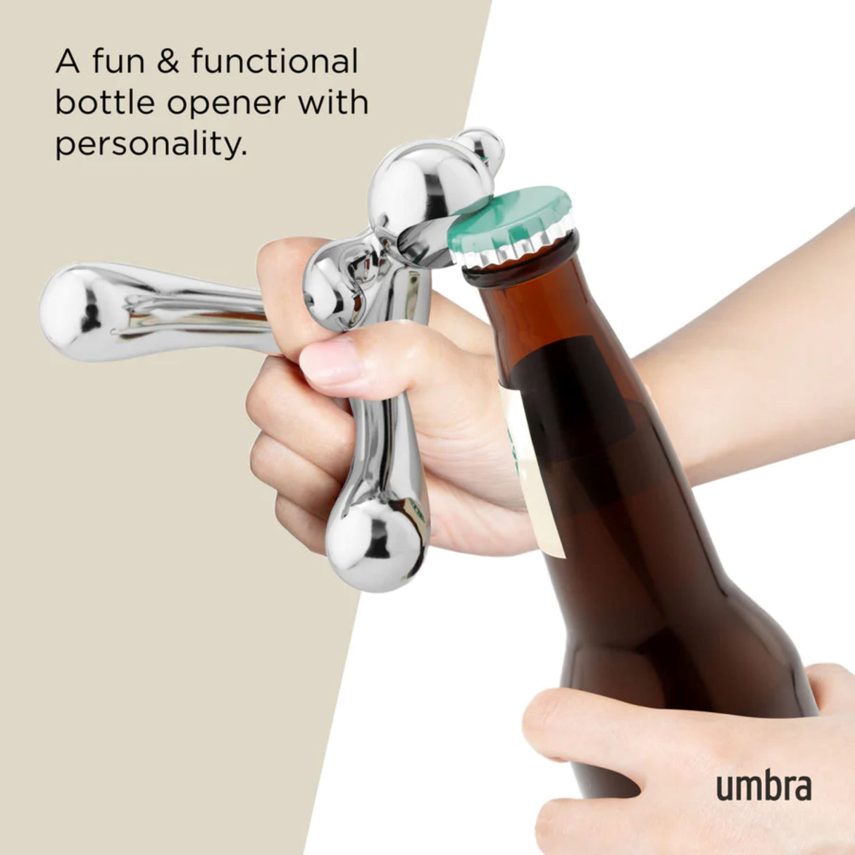 Rodeo Buddy Bottle Opener -  Chrome
