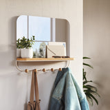 Estique Entryway Mirror - White