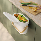 Bellwood Compost Bin - White/ Natural