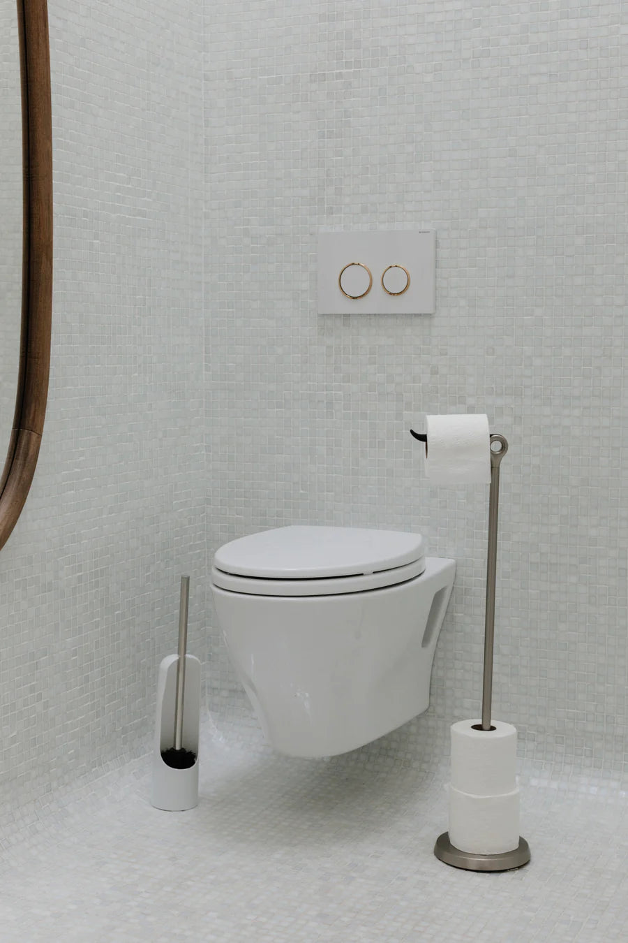 Tucan Toilet Paper Stand - Nickel