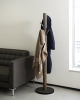 Flapper Coat Rack - Black/Walnut