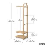 Bellwood Coat Rack - White-Natural