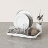 Sinkin Dish Rack - White/Nickel