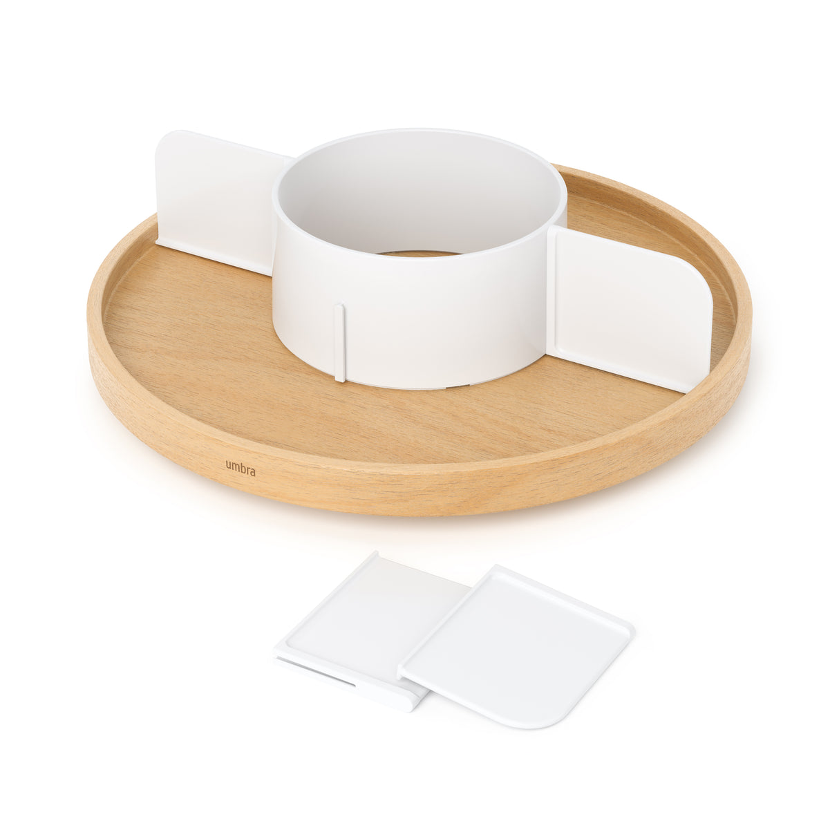 Bellwood Lazy Susan - White/Natural