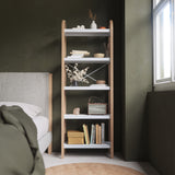 Bellwood Freestanding Shelf 5 Tier - White/Natural