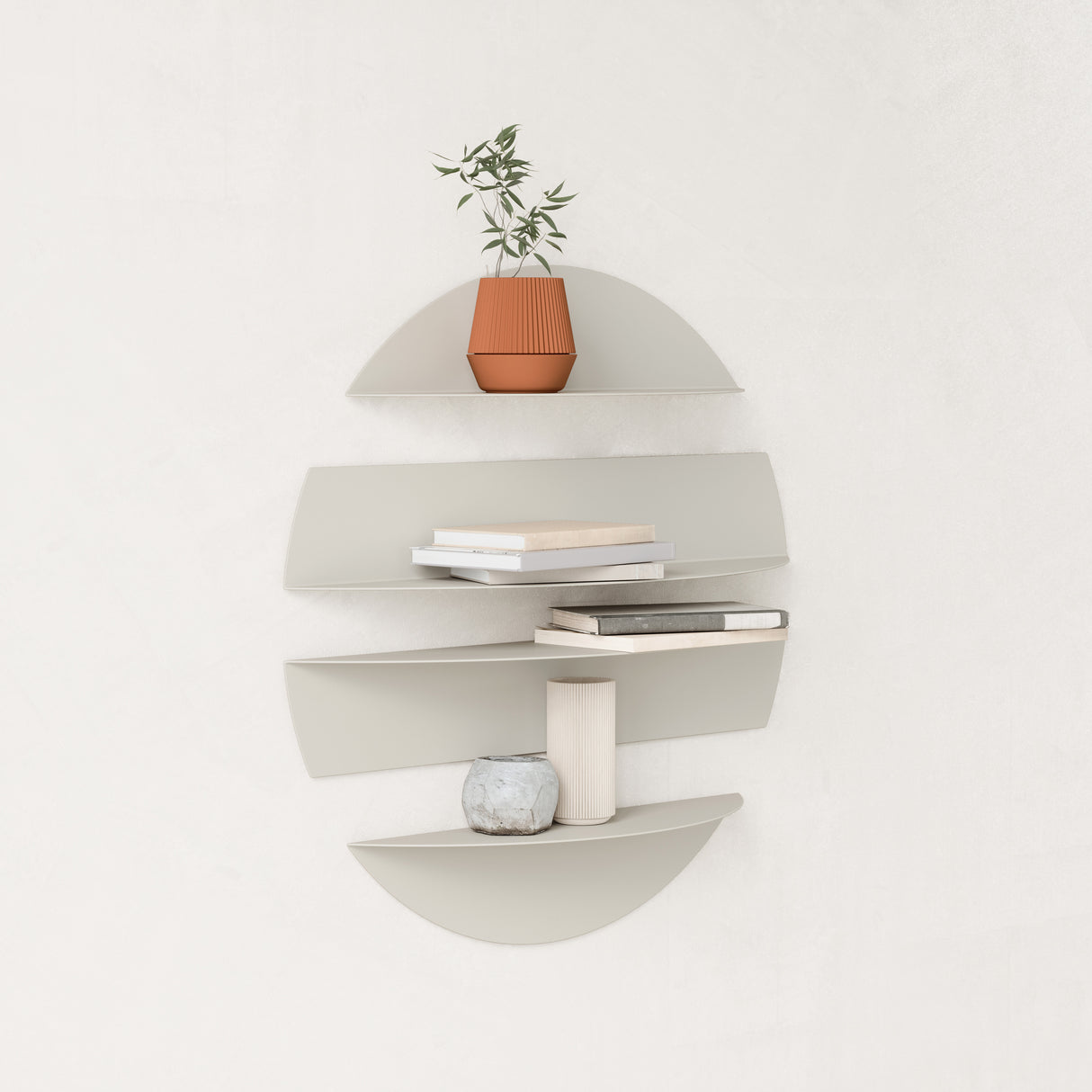 Solis Wall Shelves - Stone