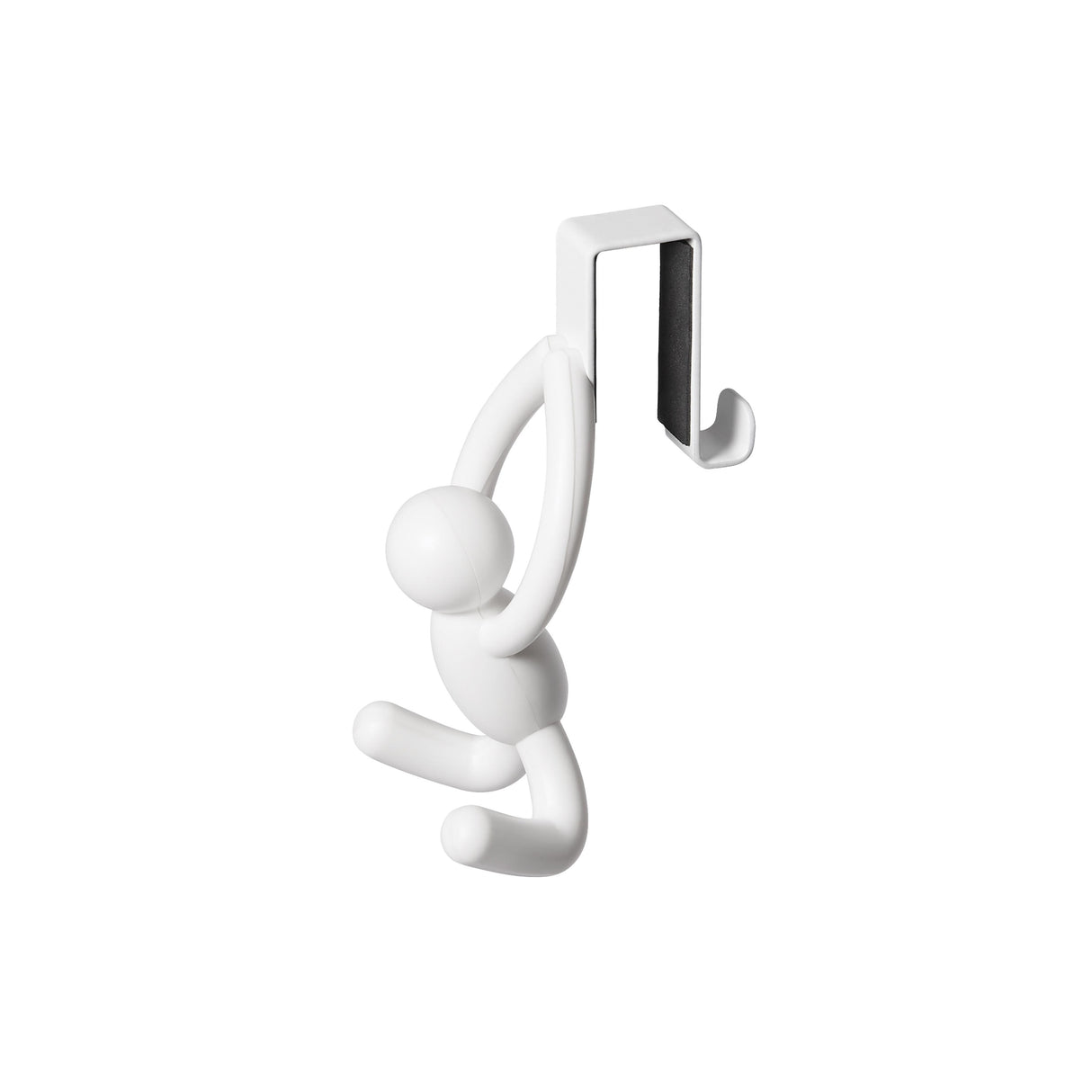 Buddy Over-The-Door Single Hook - Set of 2 - White