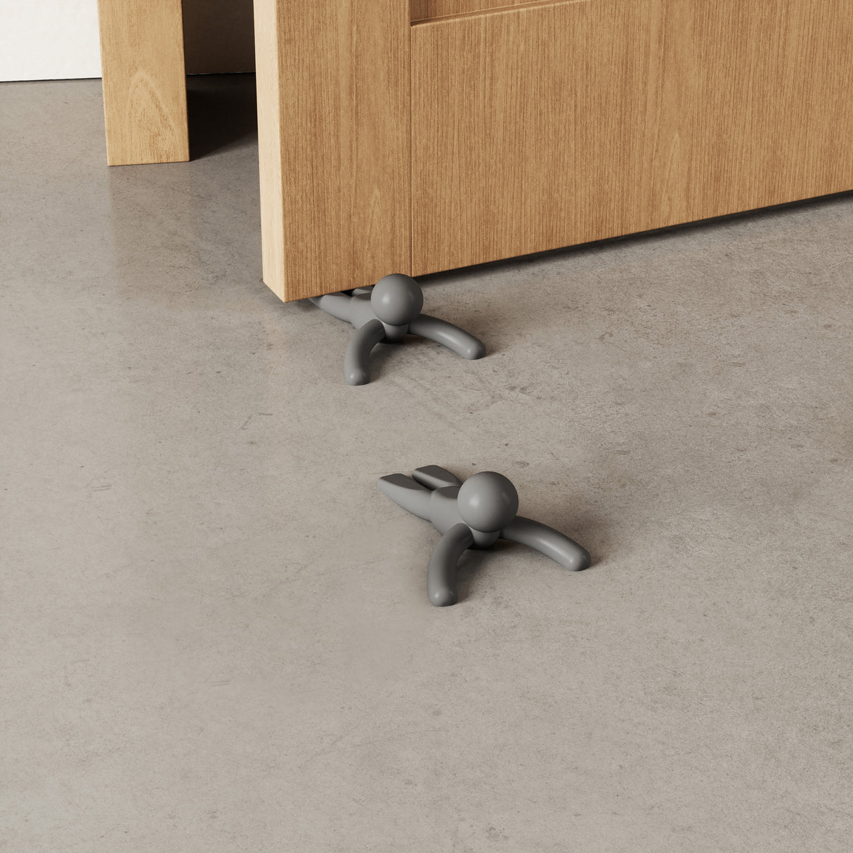 Buddy Doorstop Set of 2 - Charcoal