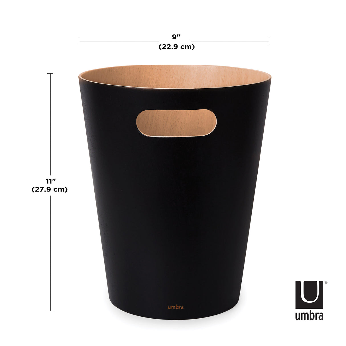 Woodrow Rubbish Bin - Black