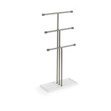 Trigem Jewellery Stand - White/Nickel