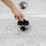 Bloom Drain Stop/Hair Catcher - Black