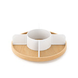 Bellwood Lazy Susan - White/Natural