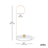 Bellwood Paper Towel Holder - White/Natural