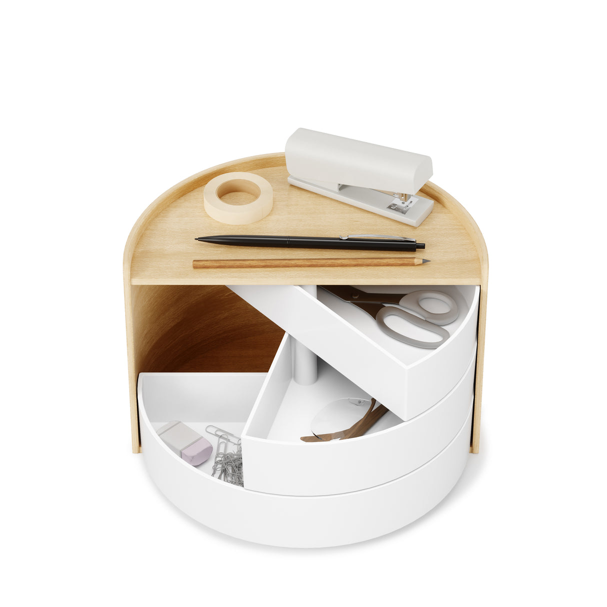 Moona Storage Box - White/Natural