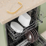 Bellwood Compost Bin - White/ Natural