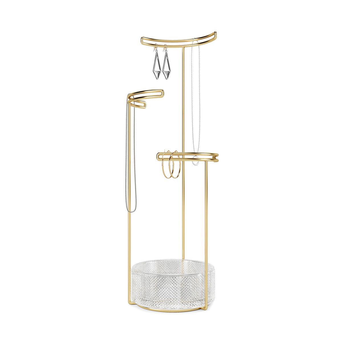 Tesora Jewellery Stand - Brass