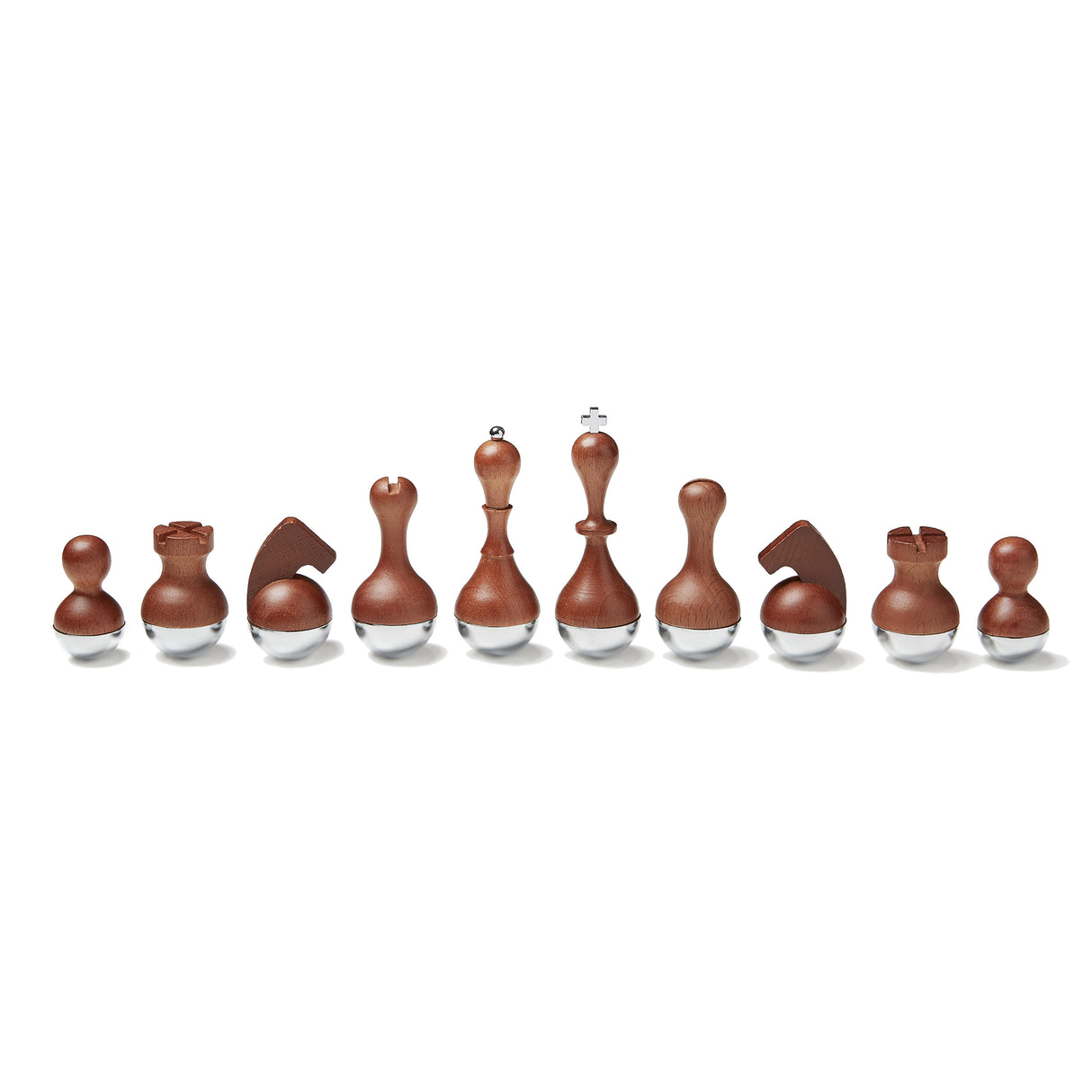 Wobble Chess Set - Walnut