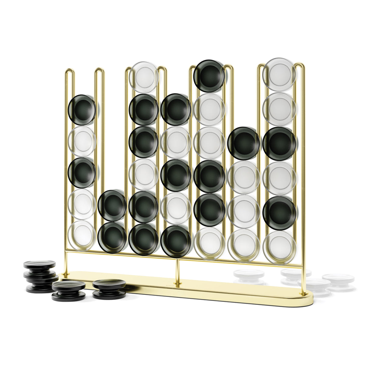 Stax Four-In-A-Row - Brass