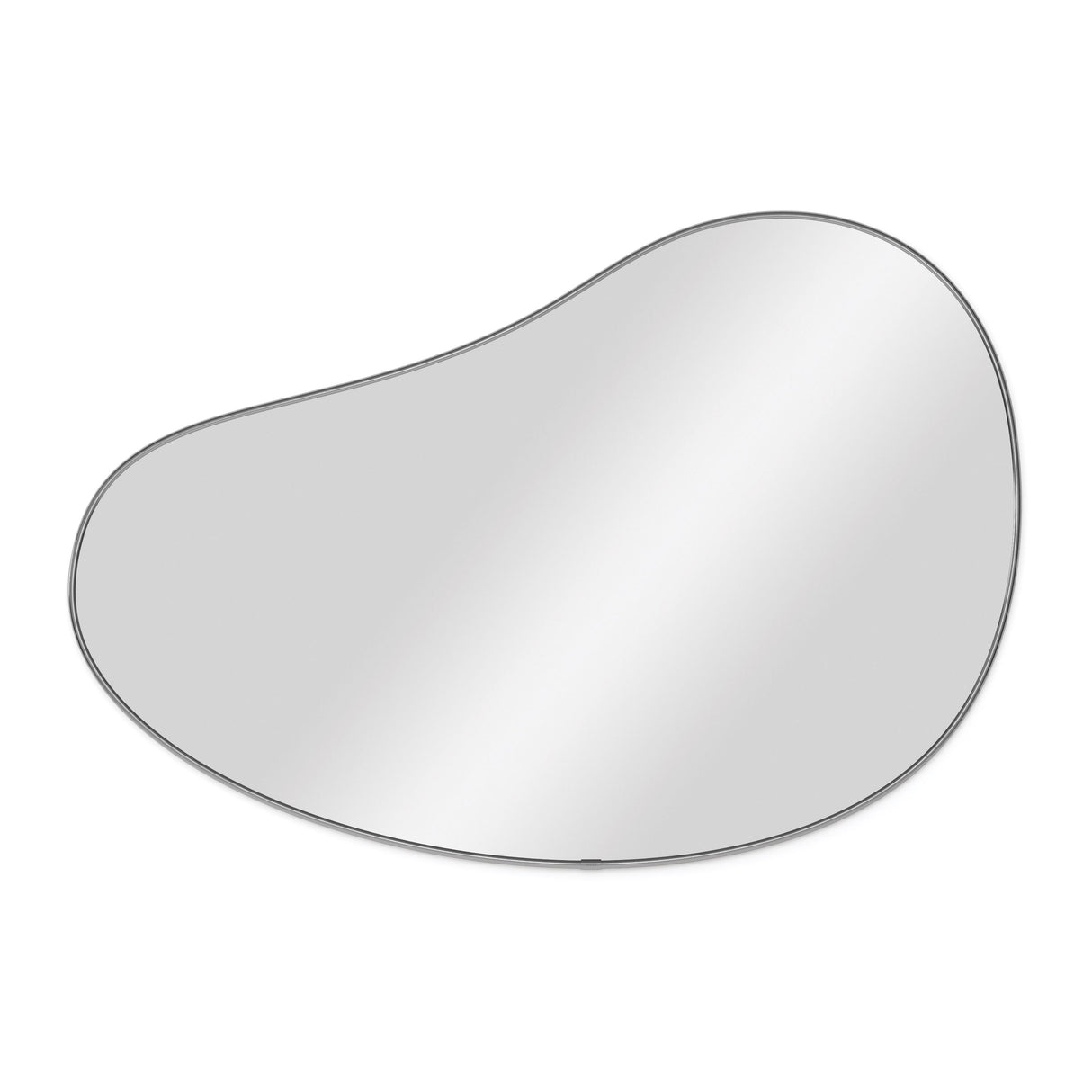 Hubba Pebble Wall Mirror - Metallic Titanium