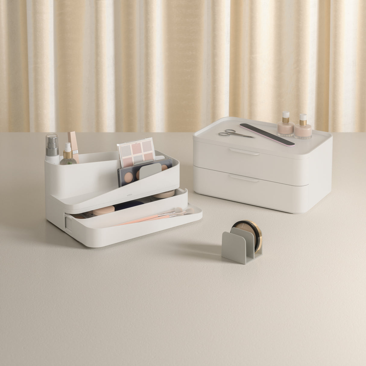 Glam Organiser - White/Grey